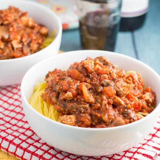 Hearty Vegetarian Spaghetti Sauce