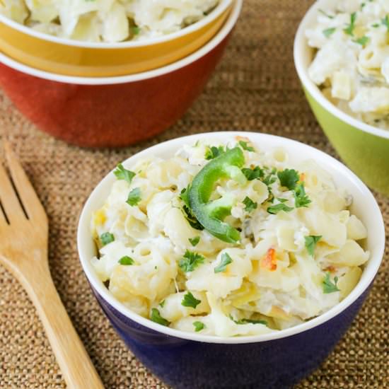 Jalapeno Artichoke Mac And Cheese