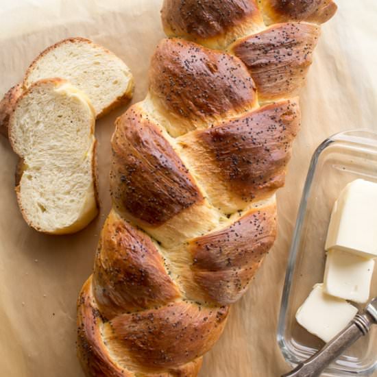 Easy Braided White Bread