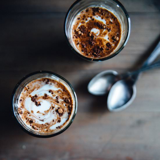 almond butter hot chocolate