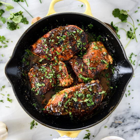 Honey Dijon Skillet Chicken