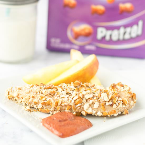 Pretzel Crusted Chicken Tenders