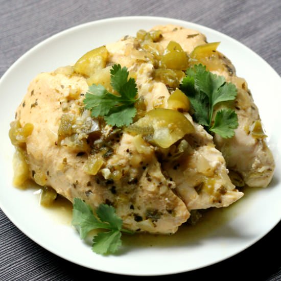 Slow Cooker Salsa Verde Chicken