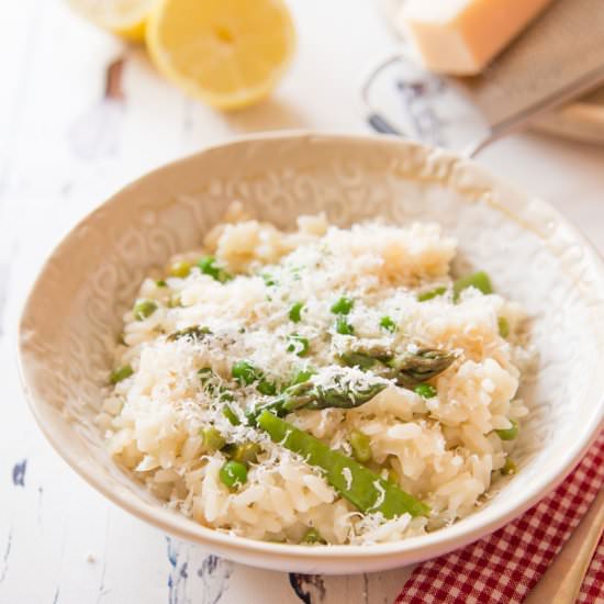 Easy Asparagus Risotto