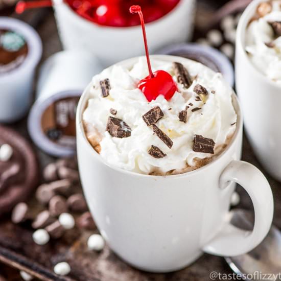 Chocolate Covered Cherry Hot Cocoa