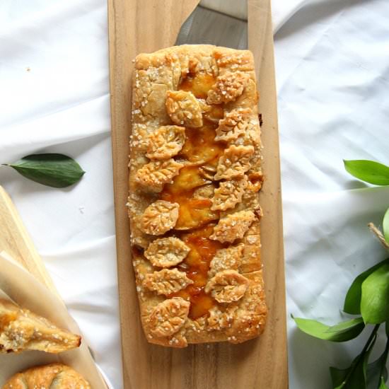 Gluten Free Pear and Havarti Pastry