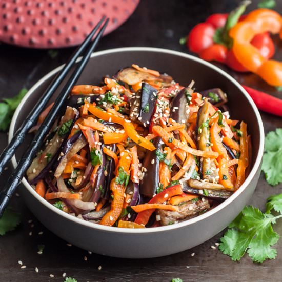 Asian Eggplant Salad