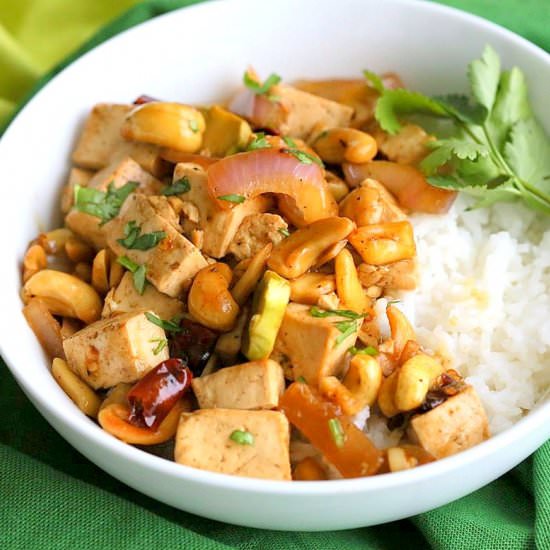Cashew Tofu Stir fry