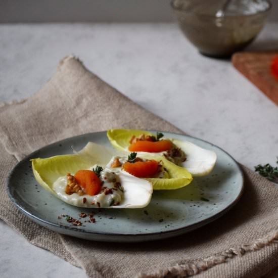 Chicory Salad with Gorgonzola Cream
