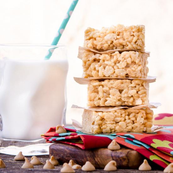 Peanut Butter Rice Krispie Treats