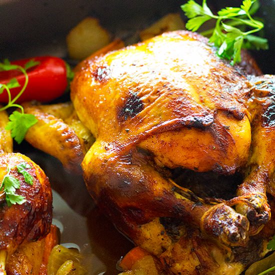 Orange Roasted Chicken