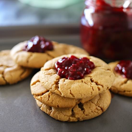Peanut Butter & Jelly Cookies