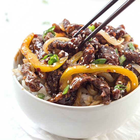 Spicy Sesame Beef