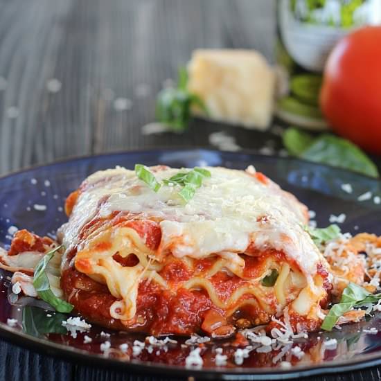 Caprese Lasagna Roll Ups
