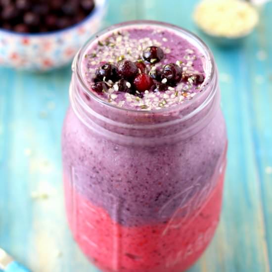 Wild Blueberry Banana Hemp Smoothie