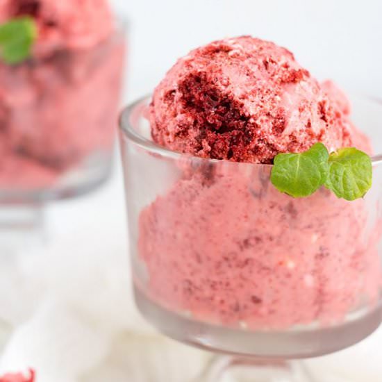 Red Velvet Cheesecake Ice Cream