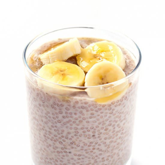 Banana Cream Pie Chia Pudding