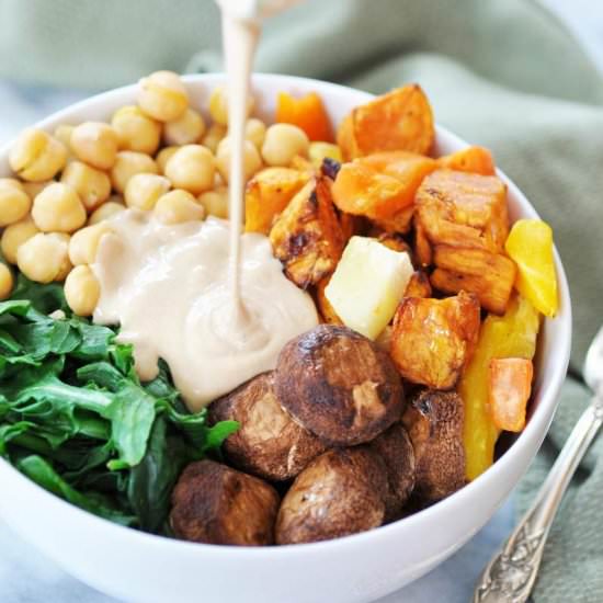 Roasted Root Vegetable Bowl