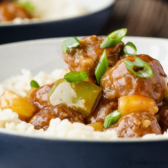Sweet and Sour Meatballs