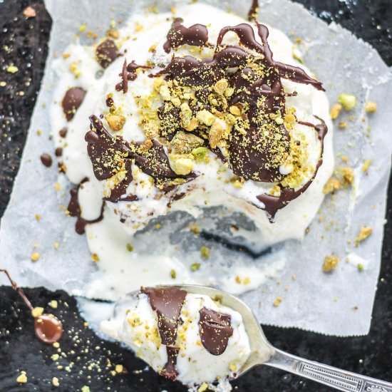 Chocolate Pistachio Semifreddo