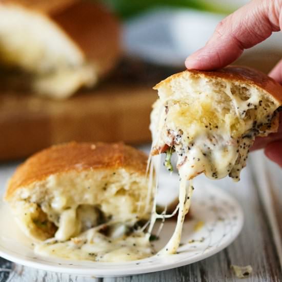 Swiss and Bacon Bread
