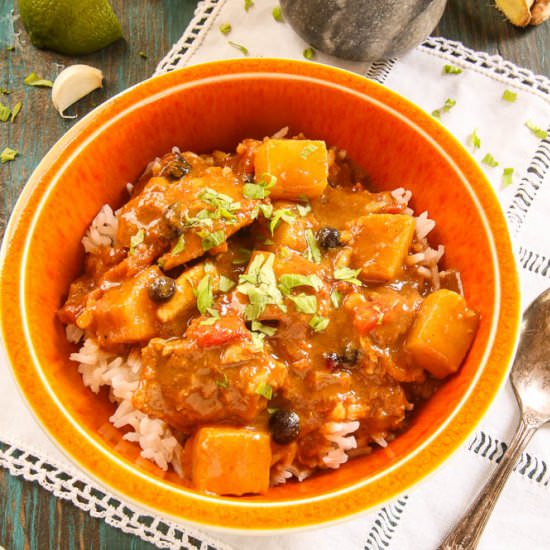 Chicken Curry with Pineapple