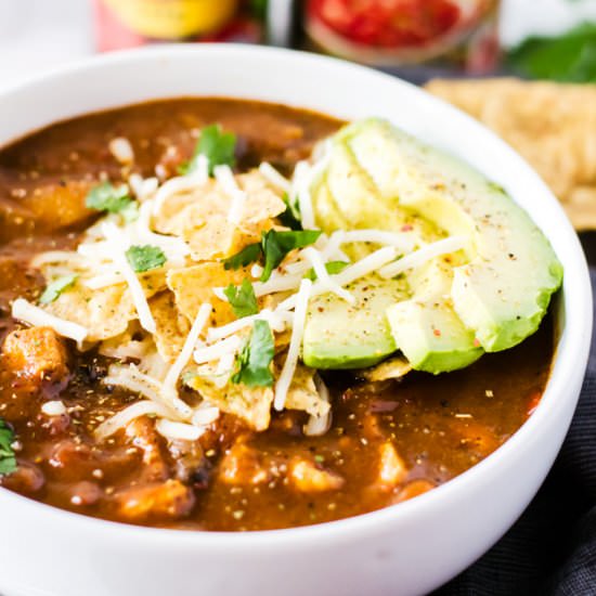 Chicken Enchilada Soup