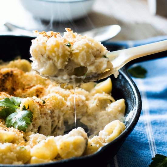 Gruyere Cauliflower Mac and Cheese