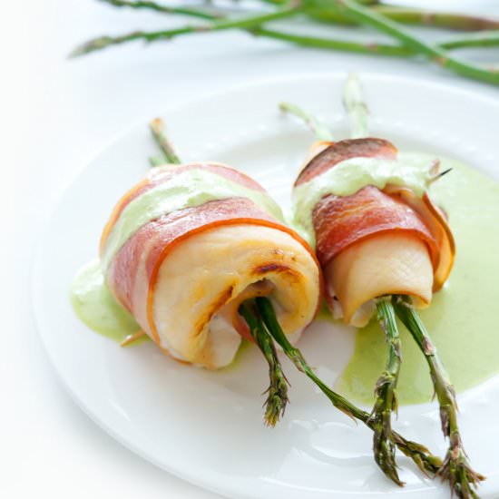Chicken Asparagus Rolls