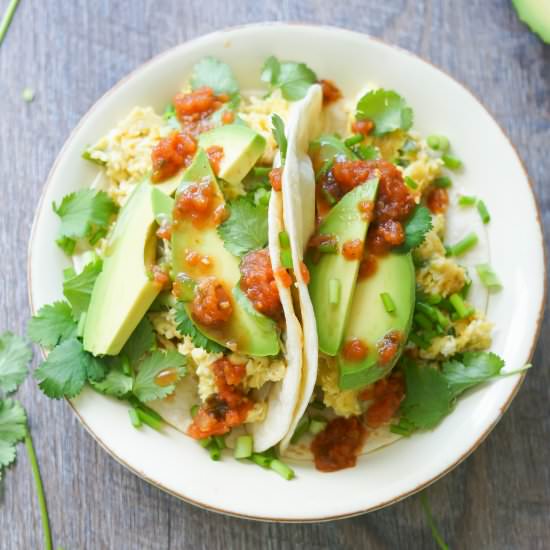 Migas Breakfast Tacos