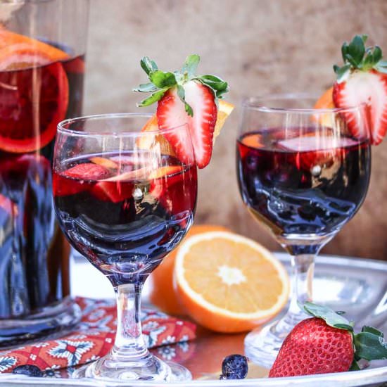 Pomegranate Red Wine Sangria