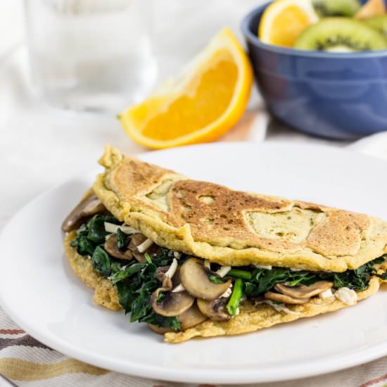 Vegan Chickpea Flour Omelette