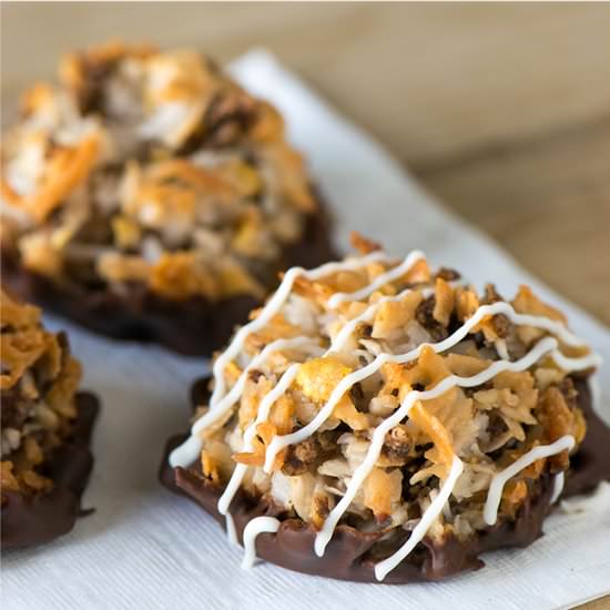 Chocolate-Coconut Macaroons
