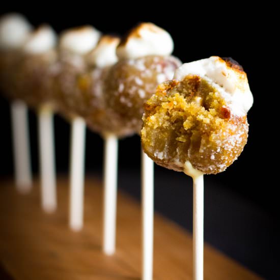 Lemon Meringue Cake Pops