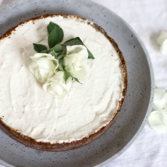 White millet cheesecake, V+GF