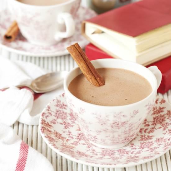 Healthy Cinnamon Hot Chocolate