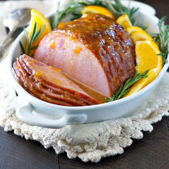 Easy Citrus-Glazed Baked Ham