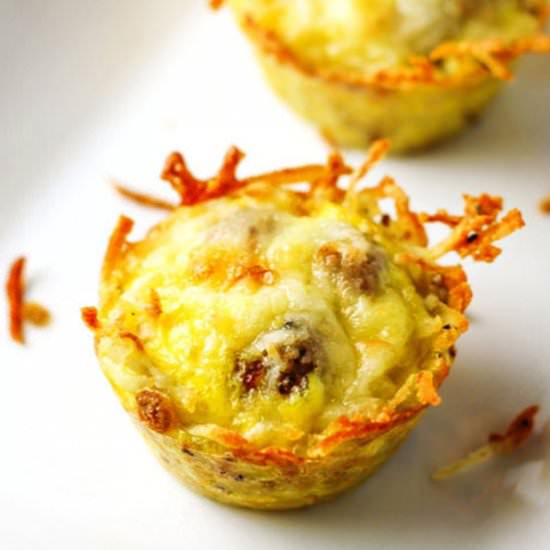 Sausage Egg Cheese Hash Brown Cups