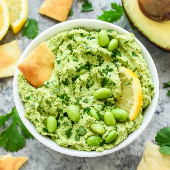Edamame Avocado Hummus