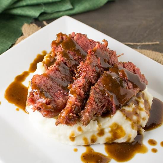 Corned Beef with Guinness Gravy
