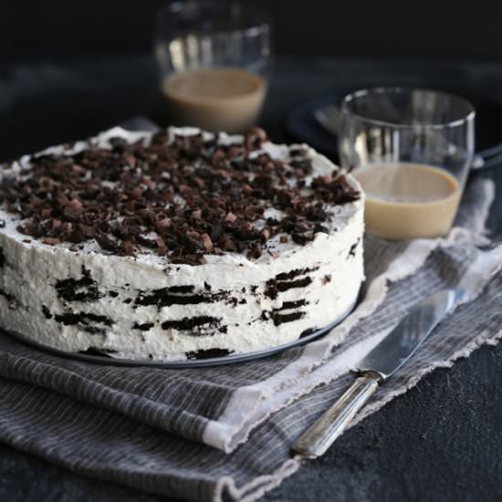 Irish Cream Oreo Icebox Cake