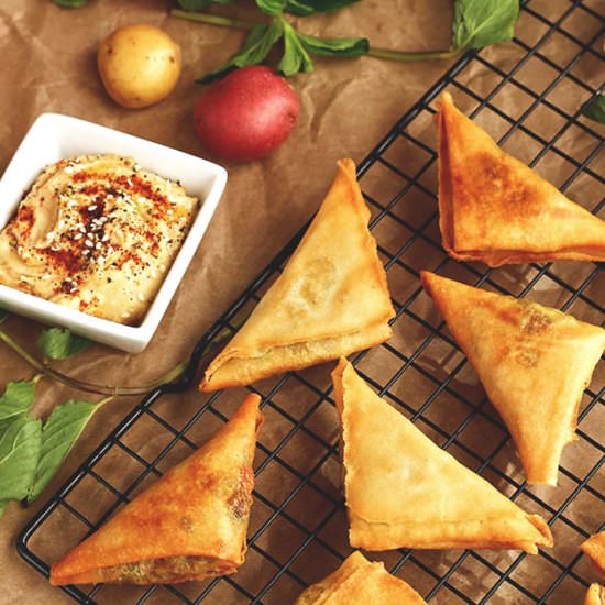 Two-Bite Vegetable Samosas