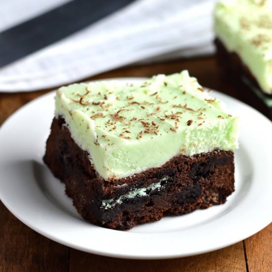 Mint Chocolate Brownies