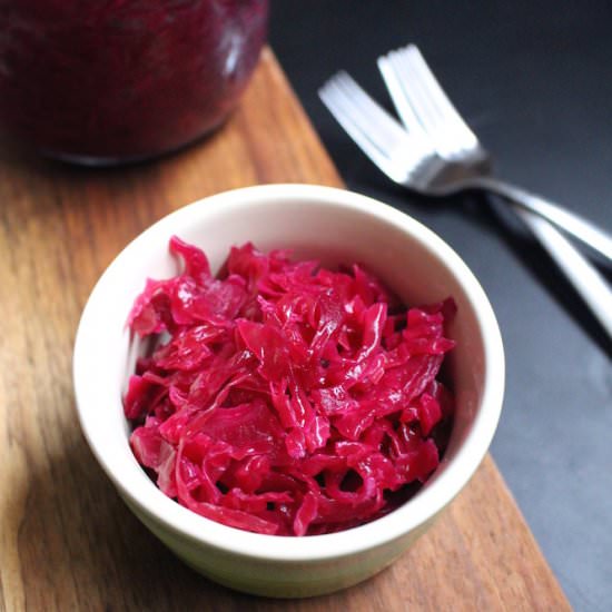 Easy Mason Jar Sauerkraut