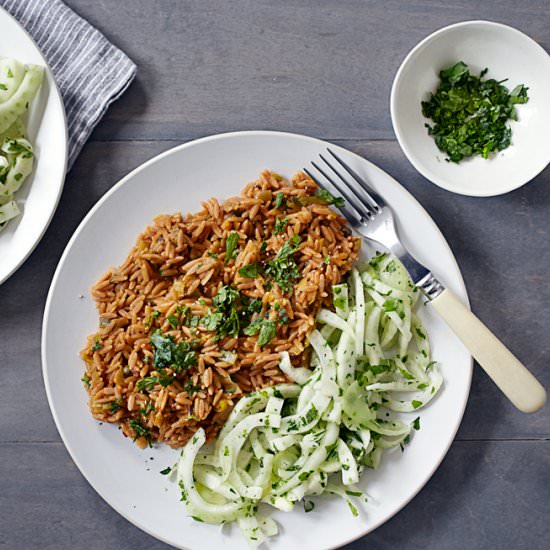 North African Orzo Risotto