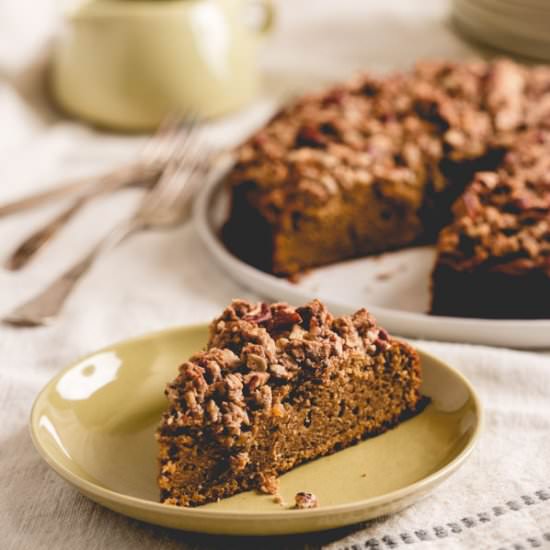 Maple Sweet Potato Coffee Cake