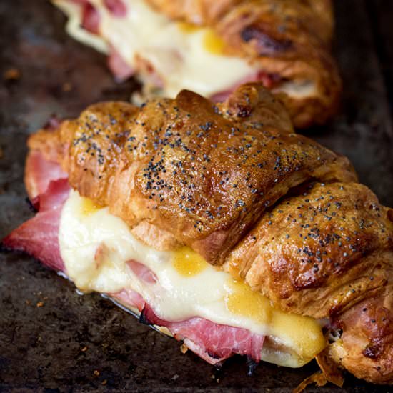 Ham and Cheese Croissants