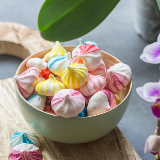 Colorful Little Meringues