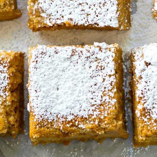 Citrus Magic Cake Bars