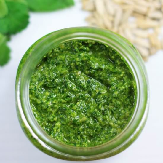 Three Herb Sun Pesto
